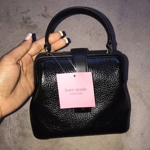 Kate Spade Clutch Bag with Long Straps additional Drawstring Bag